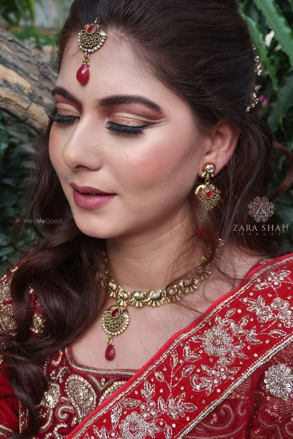 Photo From Traditional Red Bride with Nude lips - By Zara Shah Beauty