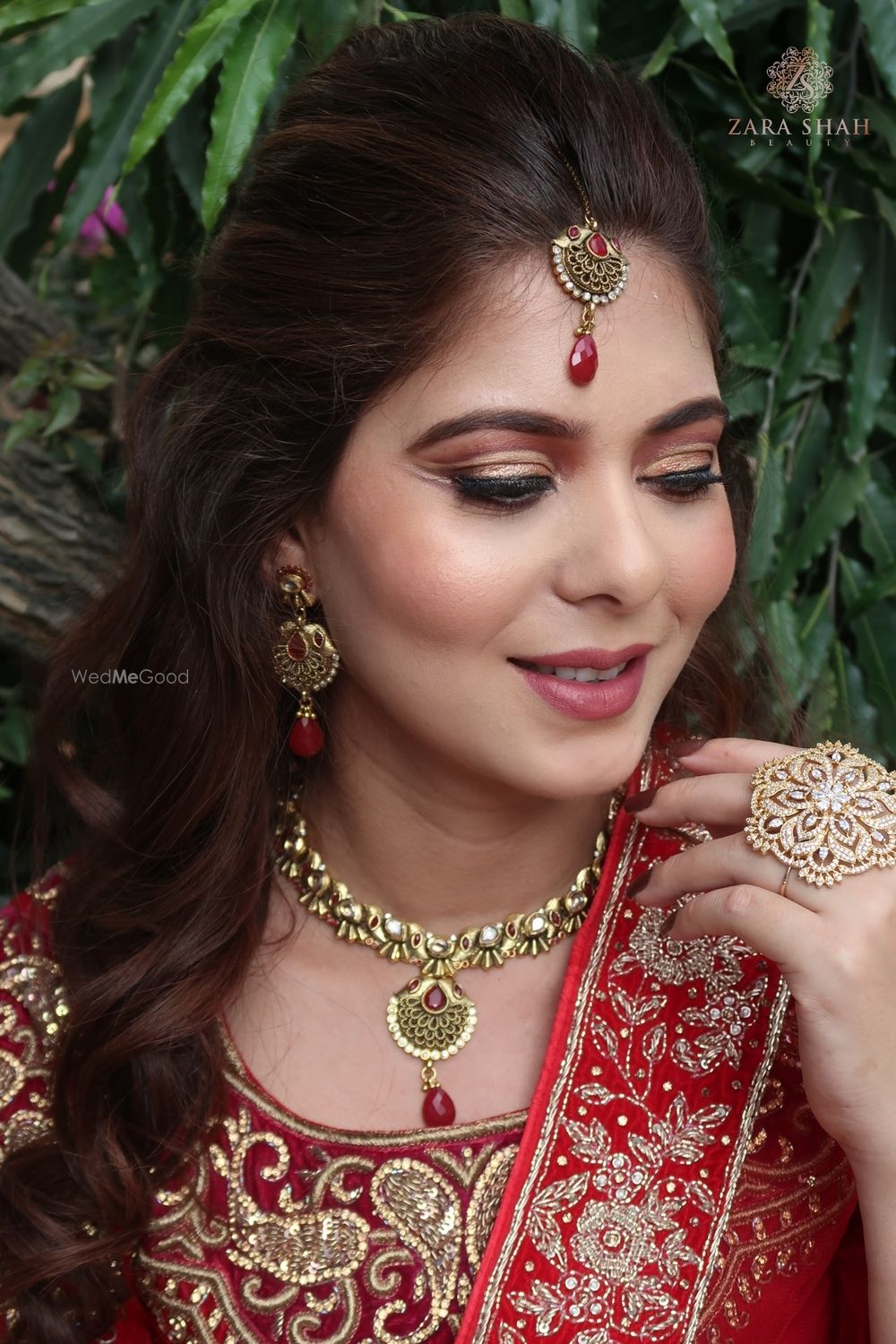 Photo From Traditional Red Bride with Nude lips - By Zara Shah Beauty