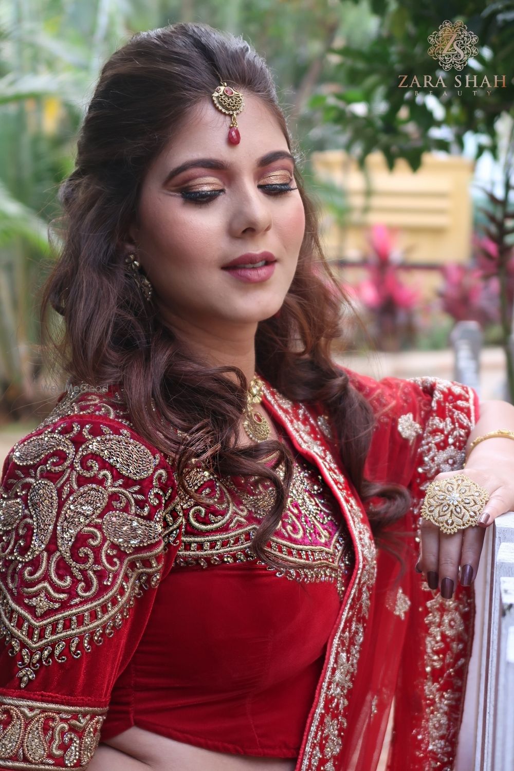 Photo From Traditional Red Bride with Nude lips - By Zara Shah Beauty