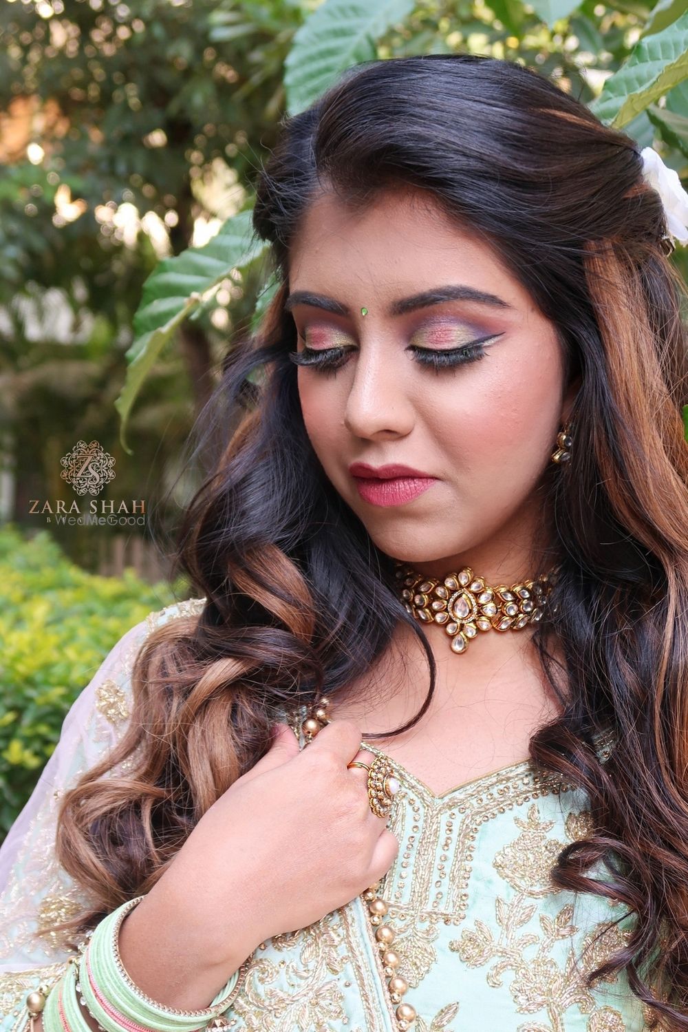 Photo From Pastel Green & Lavendar eyes - By Zara Shah Beauty