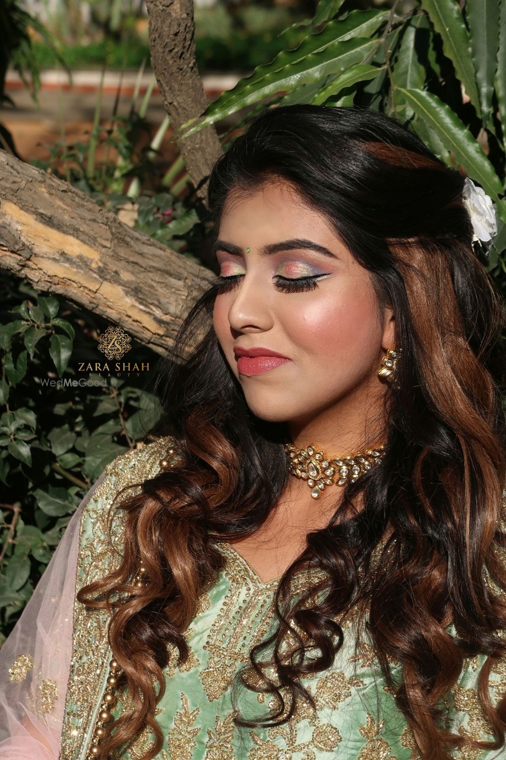 Photo From Pastel Green & Lavendar eyes - By Zara Shah Beauty