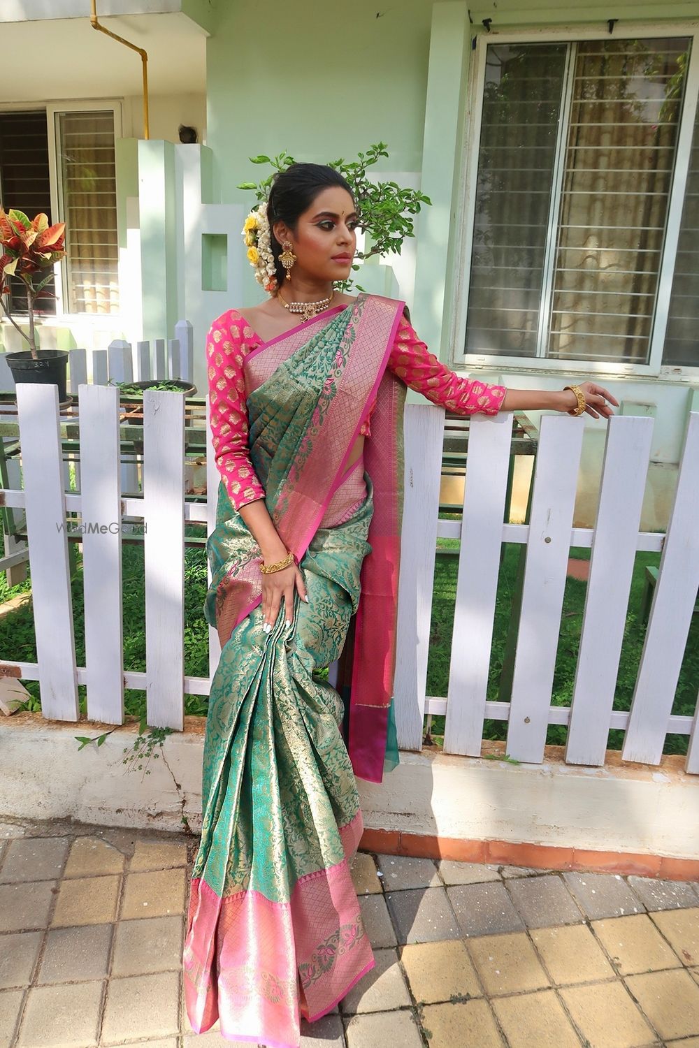 Photo From Traditional South Indian Saree + Glamorous reception - By Zara Shah Beauty