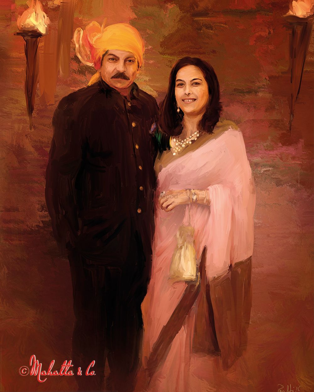 Photo From Portraits converted to Digital Paintings - By Mahatta & Co.