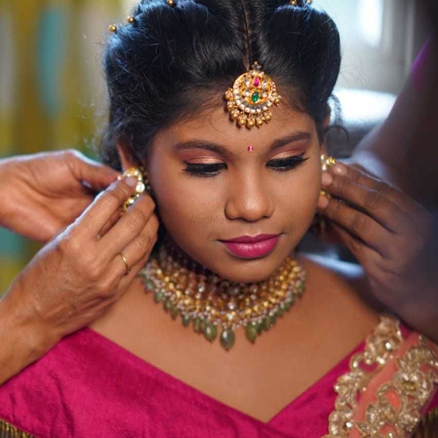 Photo From Bharathi Engagement  Makeup - By My Sushmita Beauty Care