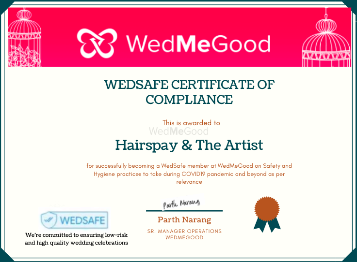 Photo From WedSafe - By Hairspray & The Artist