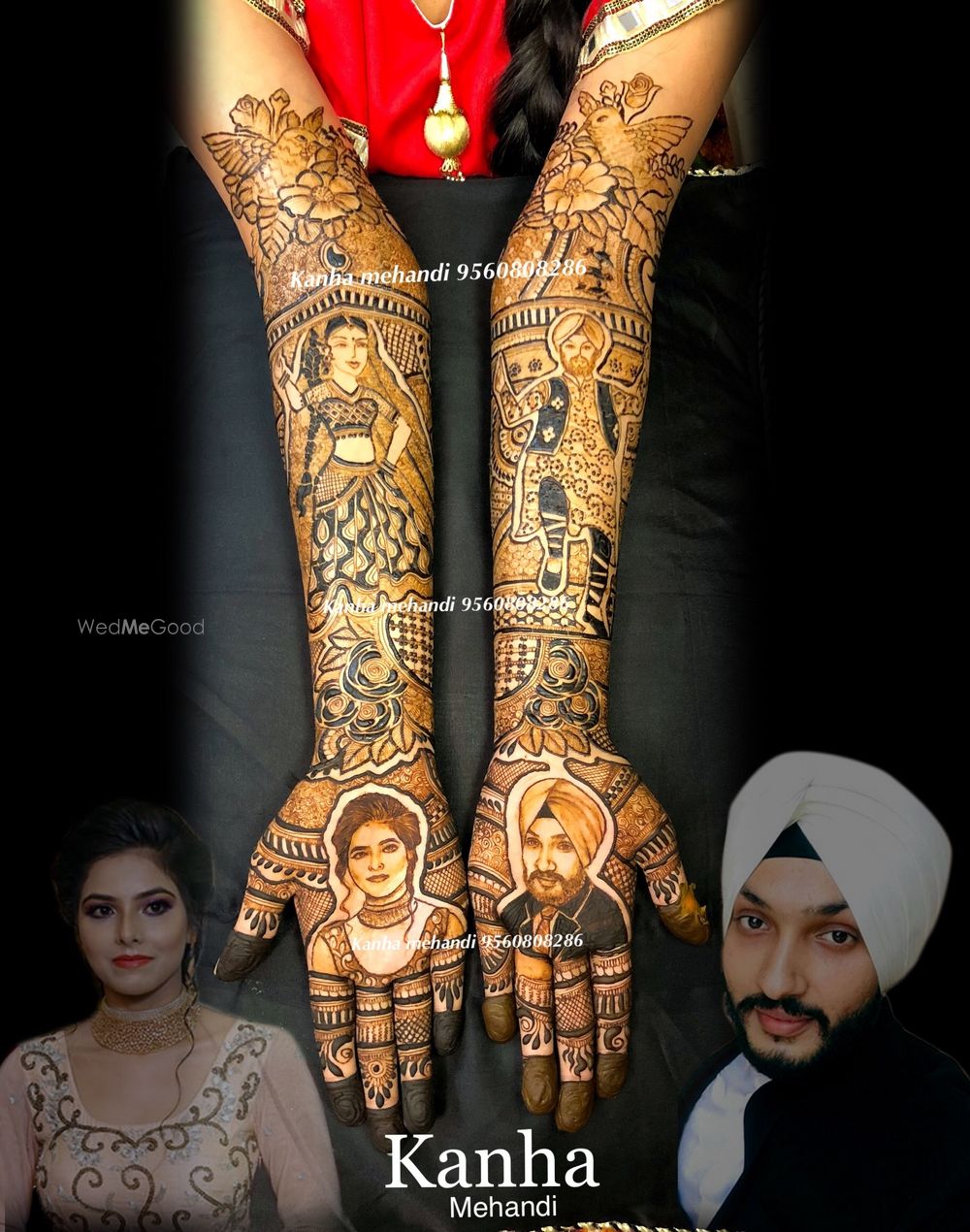 Photo From Portrait Mehandi - By Kanha Mehendi Art