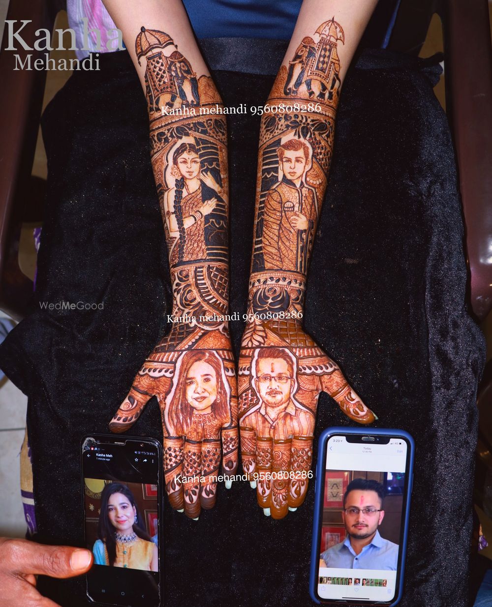 Photo From Portrait Mehandi - By Kanha Mehendi Art