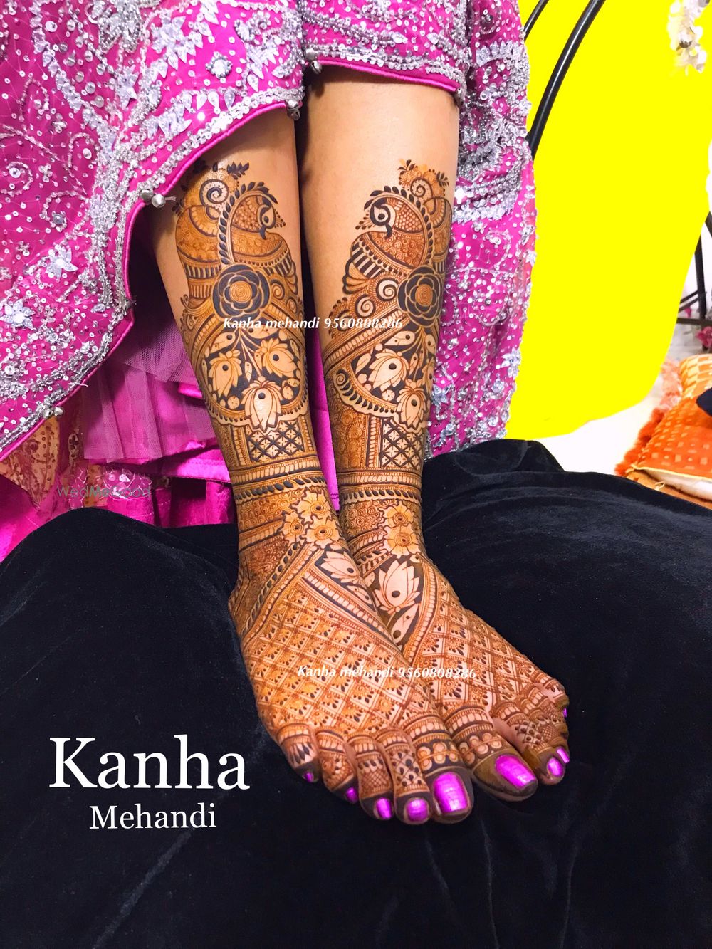 Photo From Bridal Feet - By Kanha Mehendi Art