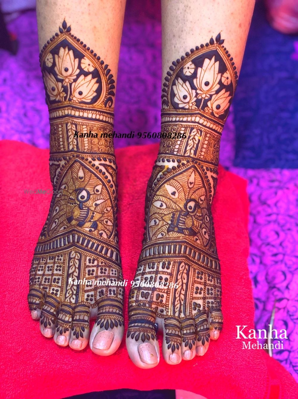 Photo From Bridal Feet - By Kanha Mehendi Art