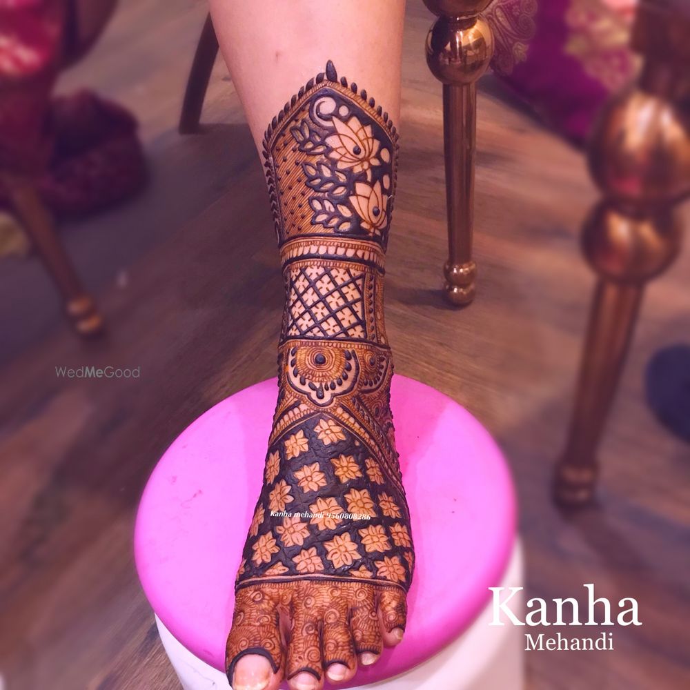 Photo From Bridal Feet - By Kanha Mehendi Art