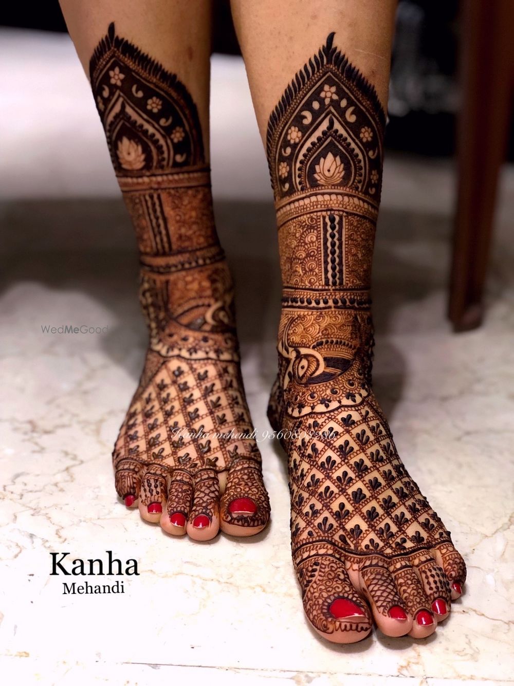 Photo From Bridal Feet - By Kanha Mehendi Art