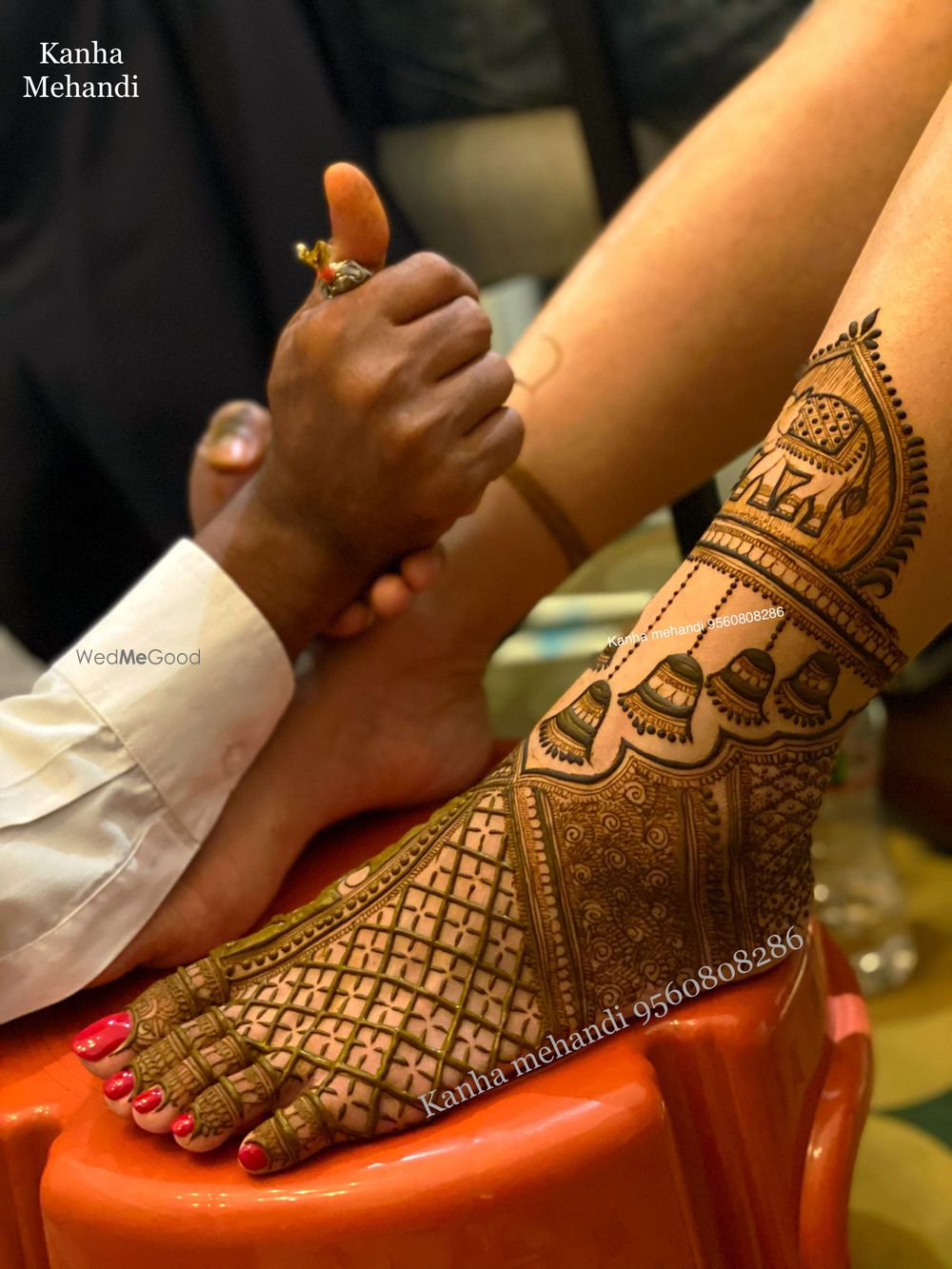 Photo From Bridal Feet - By Kanha Mehendi Art