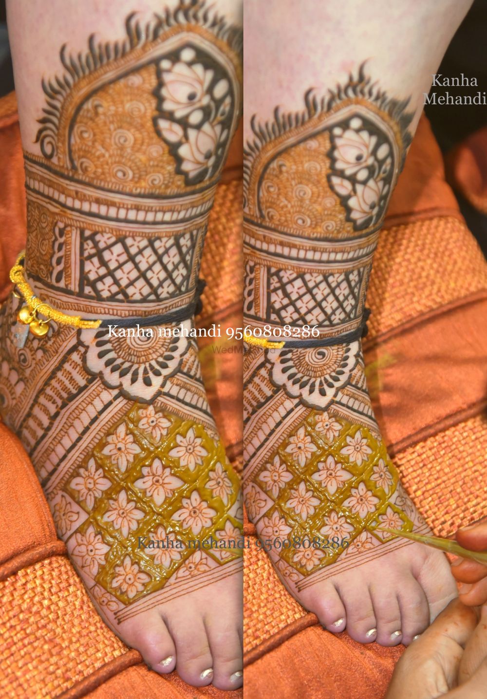 Photo From Bridal Feet - By Kanha Mehendi Art