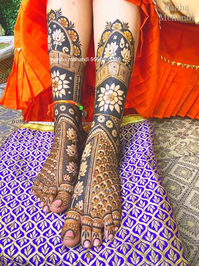 Photo From Bridal Feet - By Kanha Mehendi Art