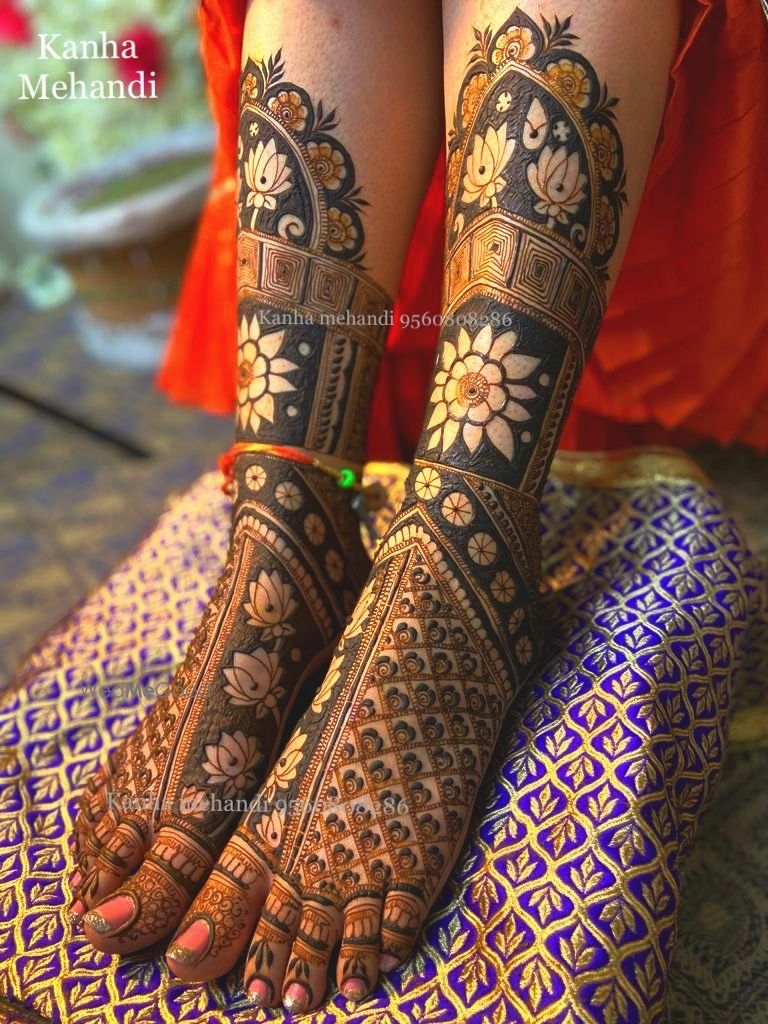 Photo From Bridal Feet - By Kanha Mehendi Art