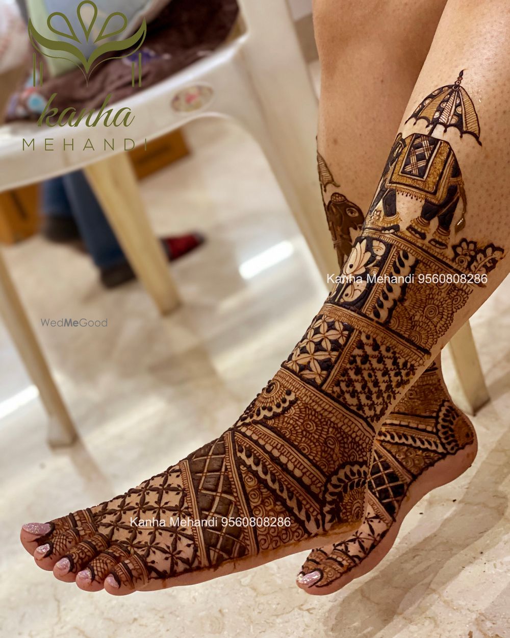 Photo From Bridal Feet - By Kanha Mehendi Art