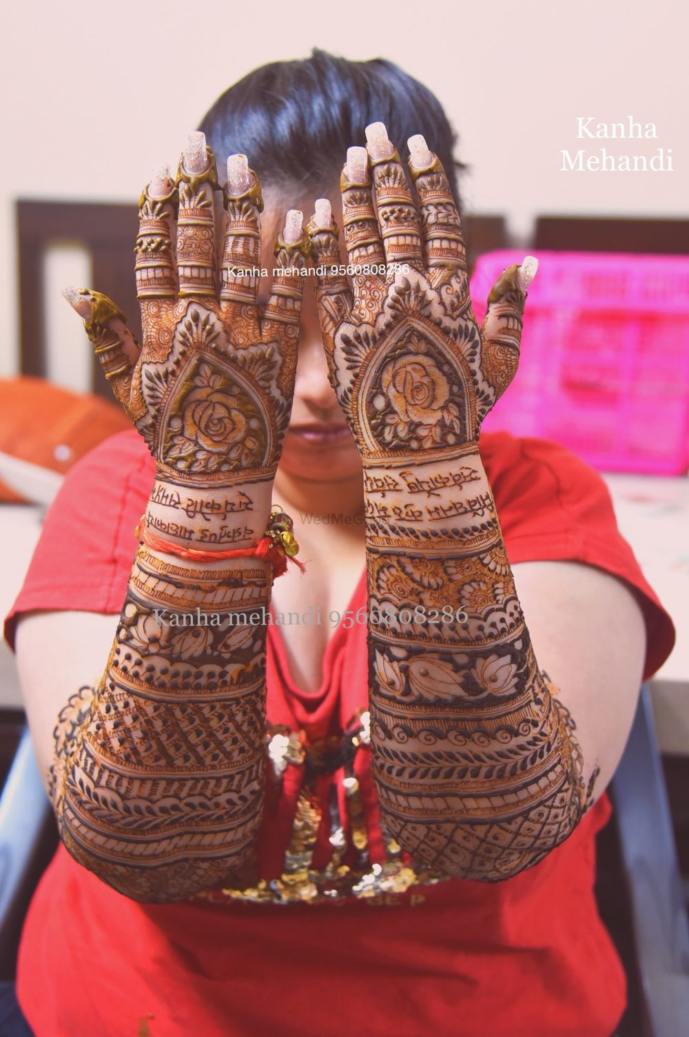 Photo From Bridal Hand Back Side - By Kanha Mehendi Art