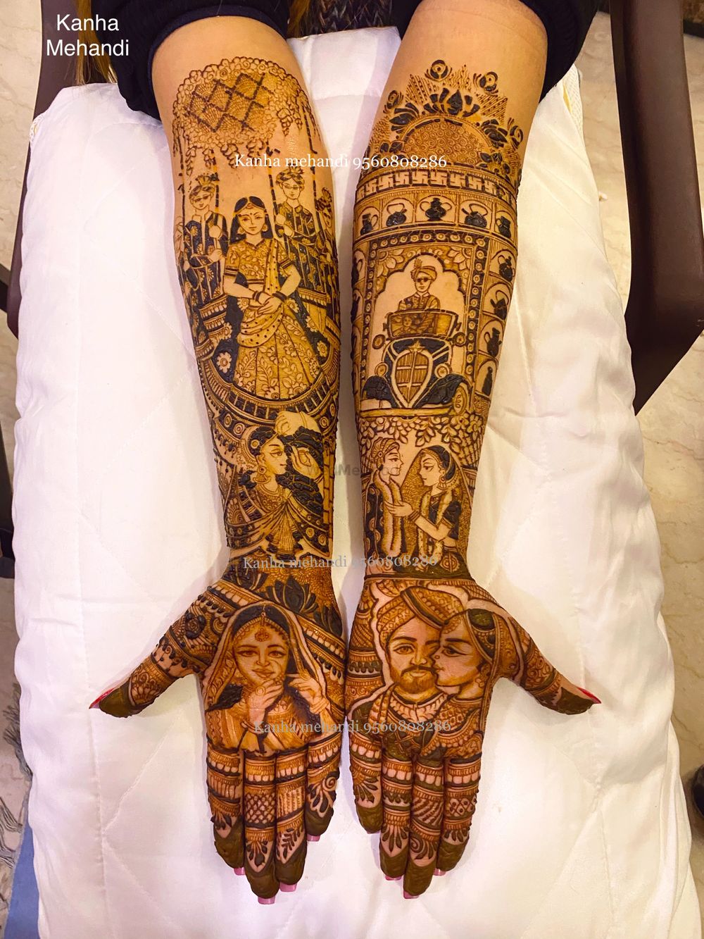 Photo From Bridal Mehandi - By Kanha Mehendi Art