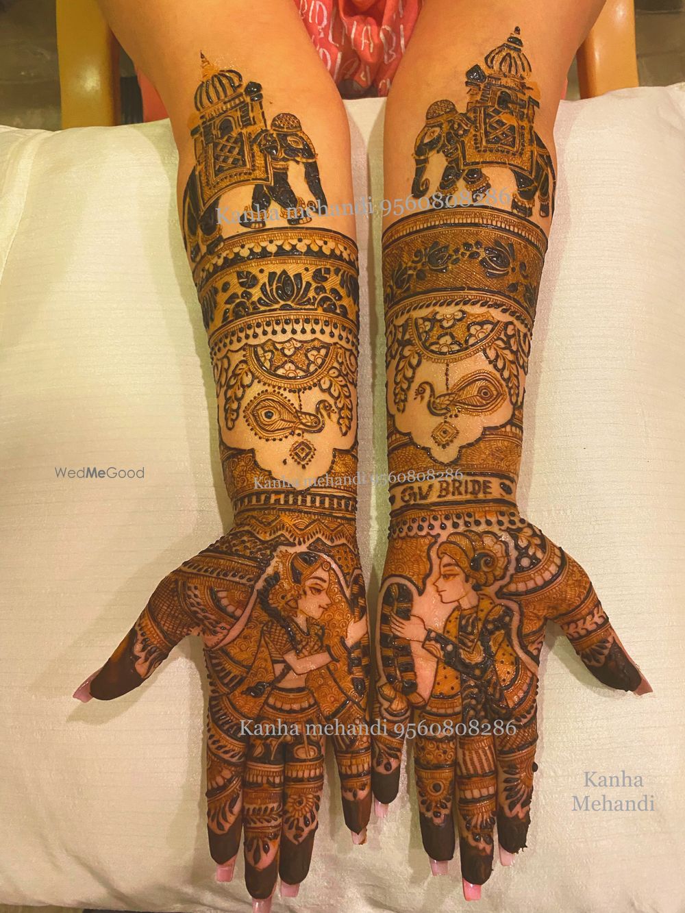 Photo From Bridal Mehandi - By Kanha Mehendi Art