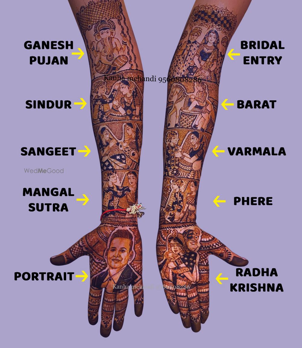 Photo From Bridal Mehandi - By Kanha Mehendi Art