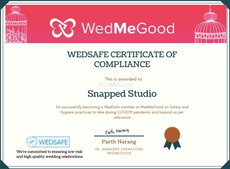 Photo From WedSafe - By Snapped Studio