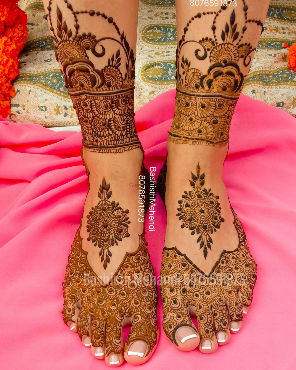 Photo From Bridal Mehendi Leg's Designs - By BK Mehandi Art