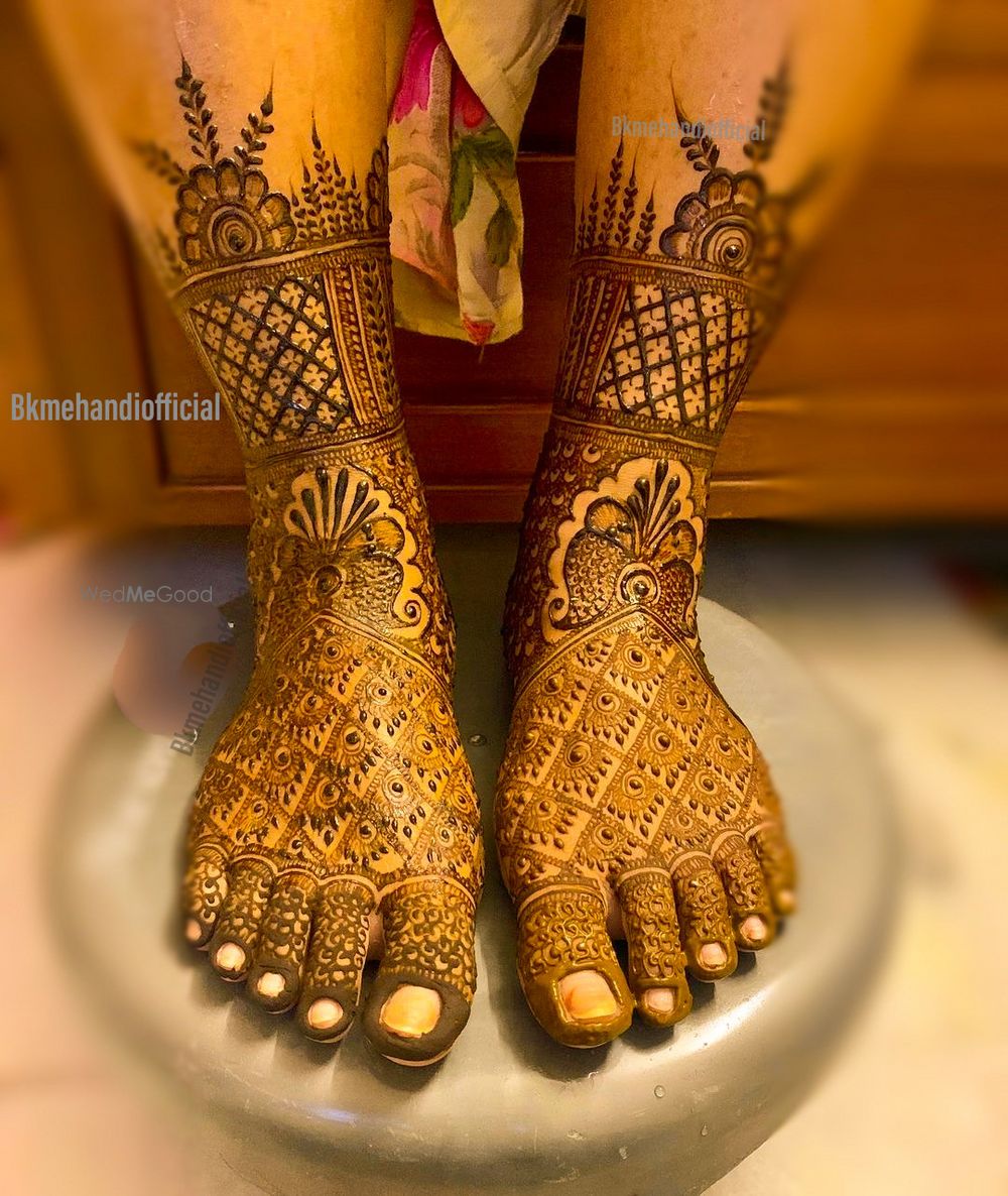 Photo From Bridal Mehendi Leg's Designs - By BK Mehandi Art