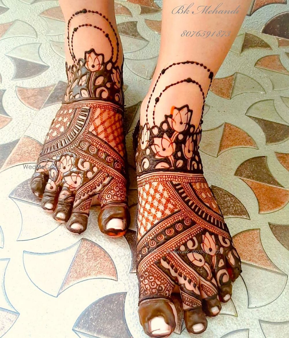 Photo From Bridal Mehendi Leg's Designs - By BK Mehandi Art