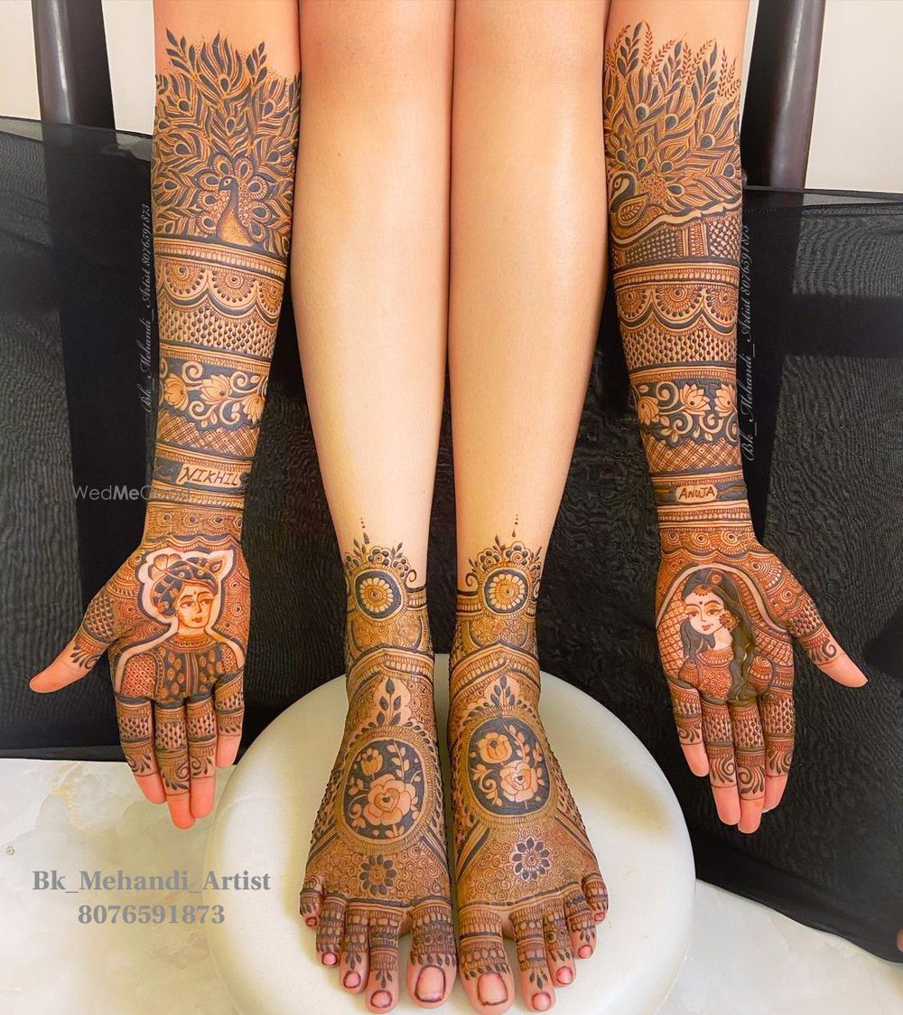 Photo From Bridal Mehendi Leg's Designs - By BK Mehandi Art