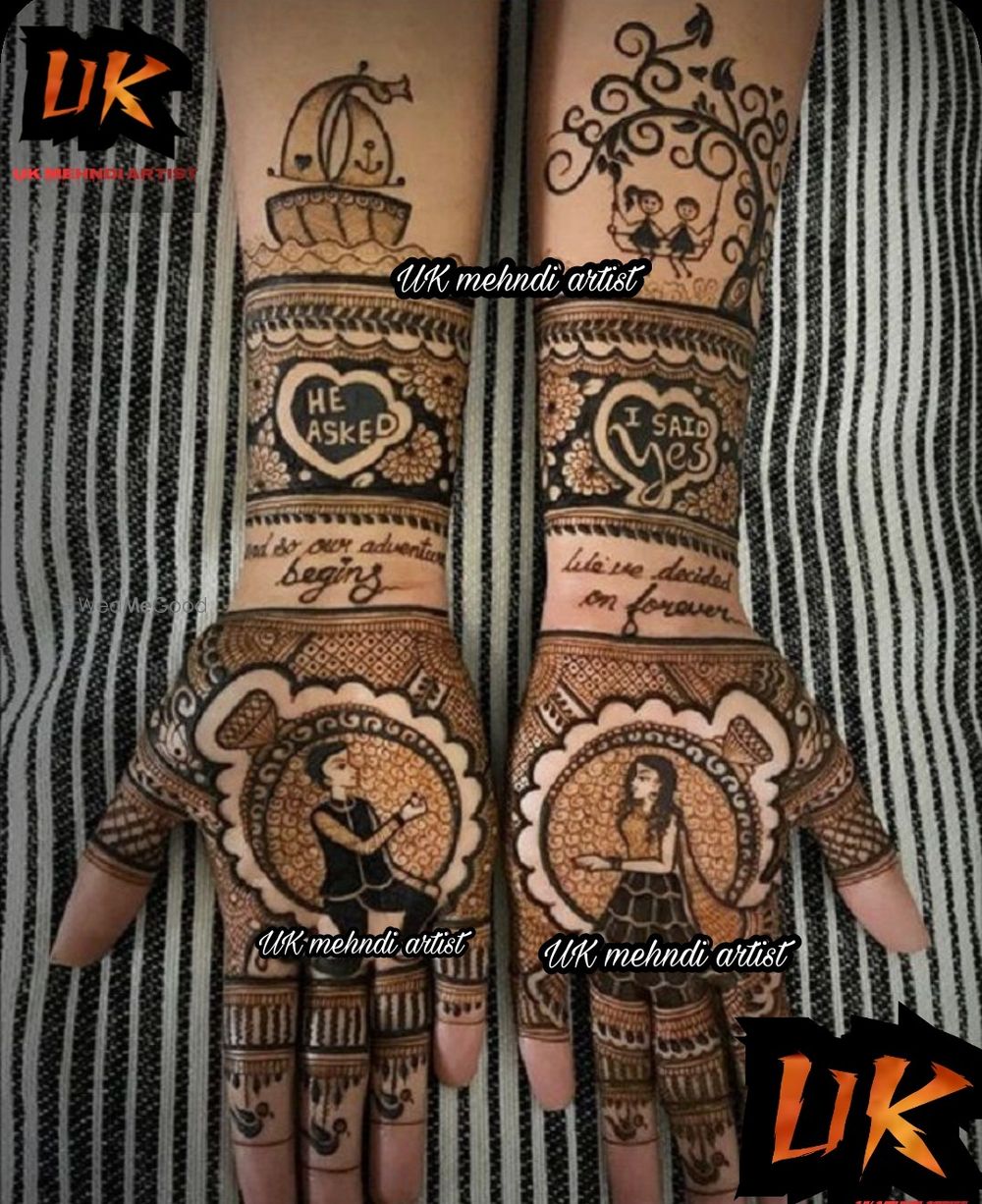 Photo From Simple Engagement Mehndi Designs - By UK Mehendi Artist