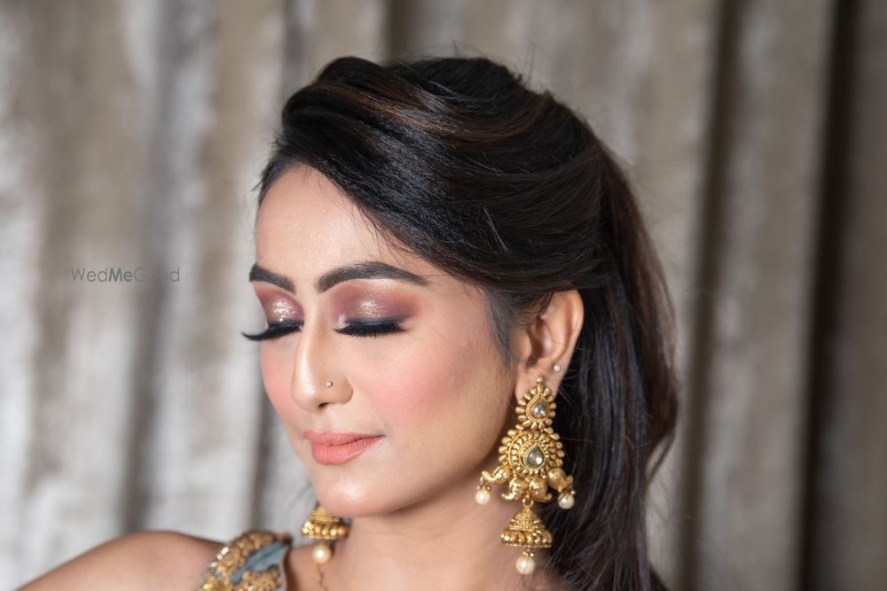 Photo From MY GORGEOUS SANGEET BRIDE RADHIKA - By Geetz Makeup Artistry