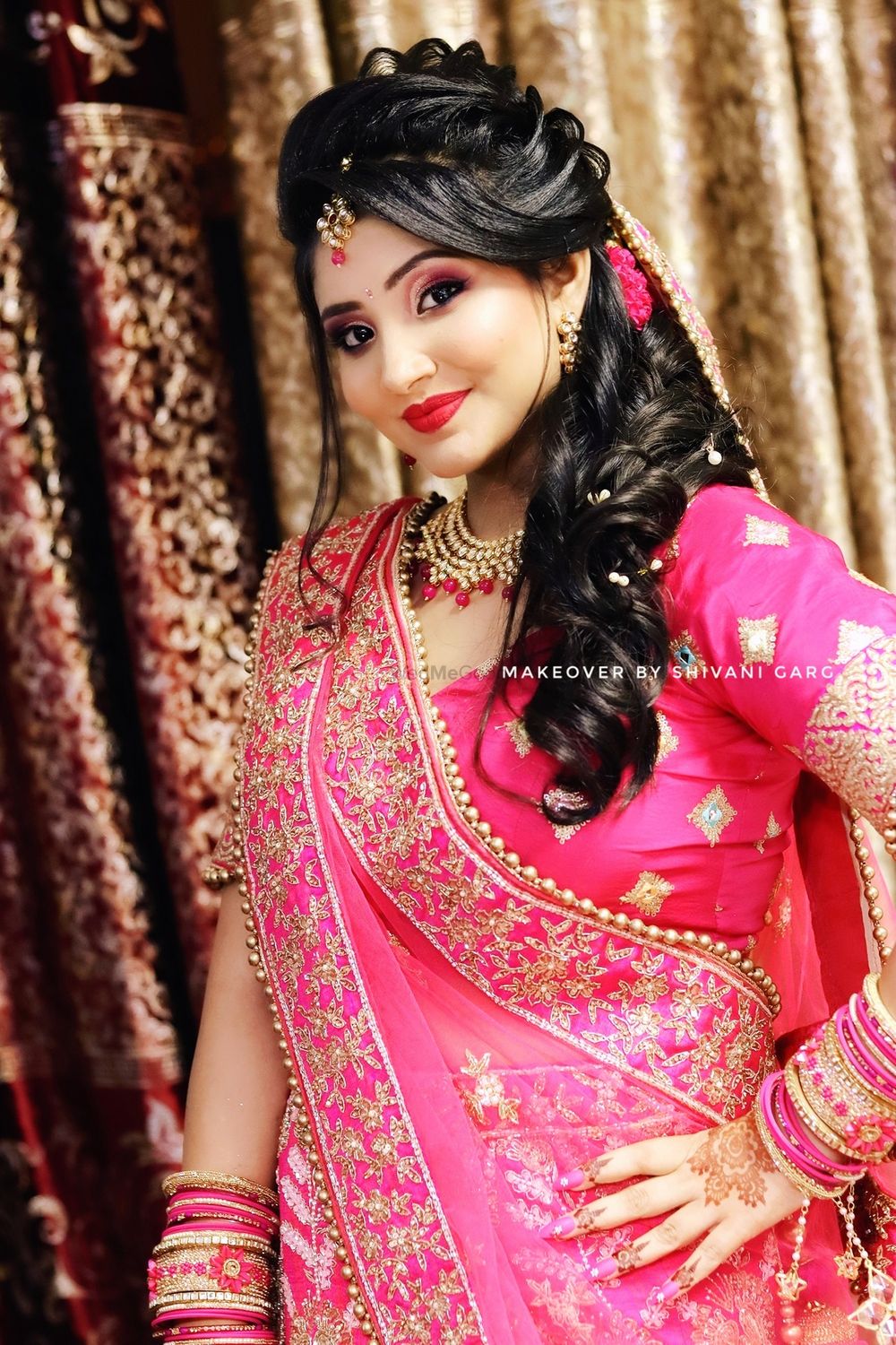 Photo From Engagement look - By Makeover by Shivani Garg