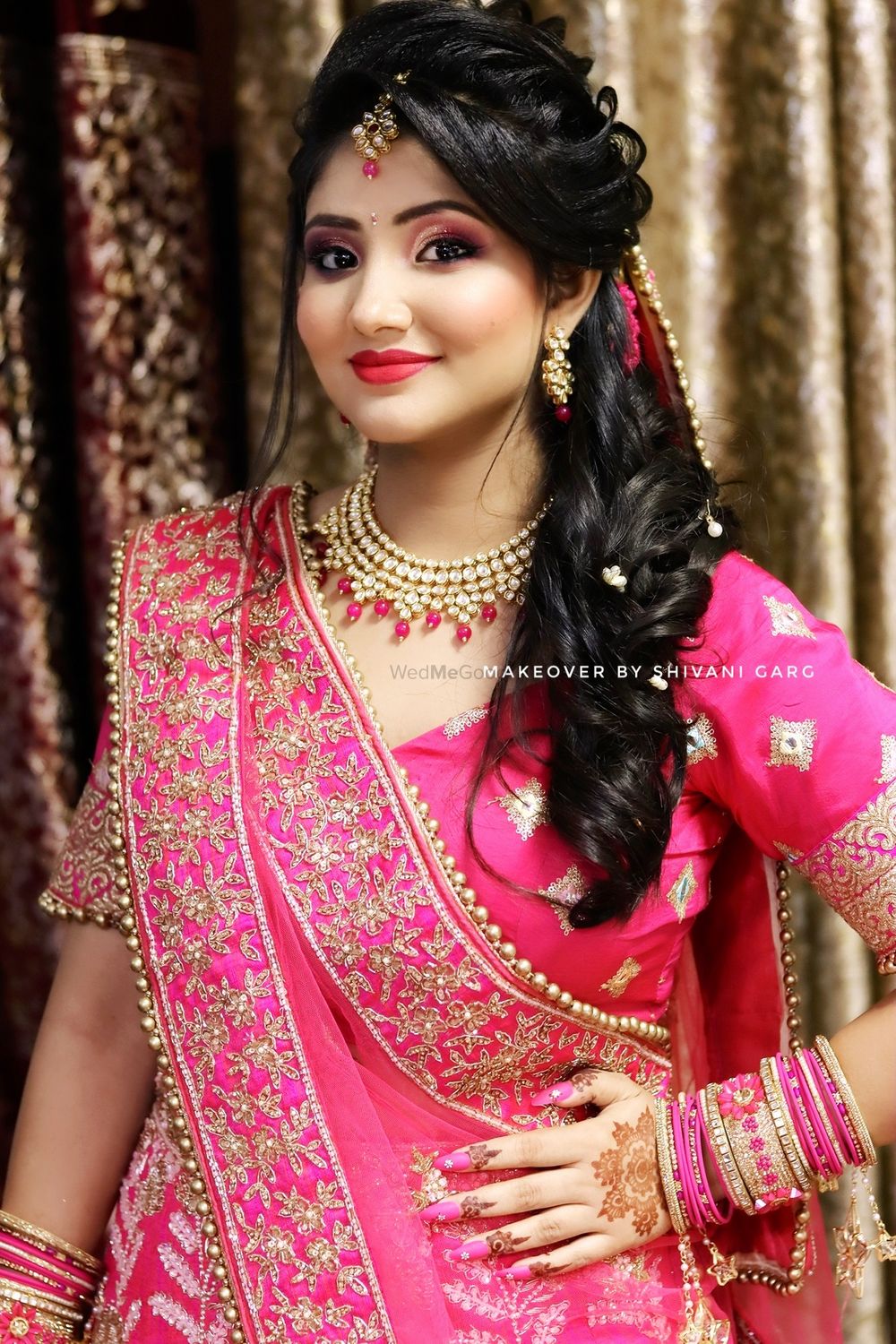 Photo From Engagement look - By Makeover by Shivani Garg
