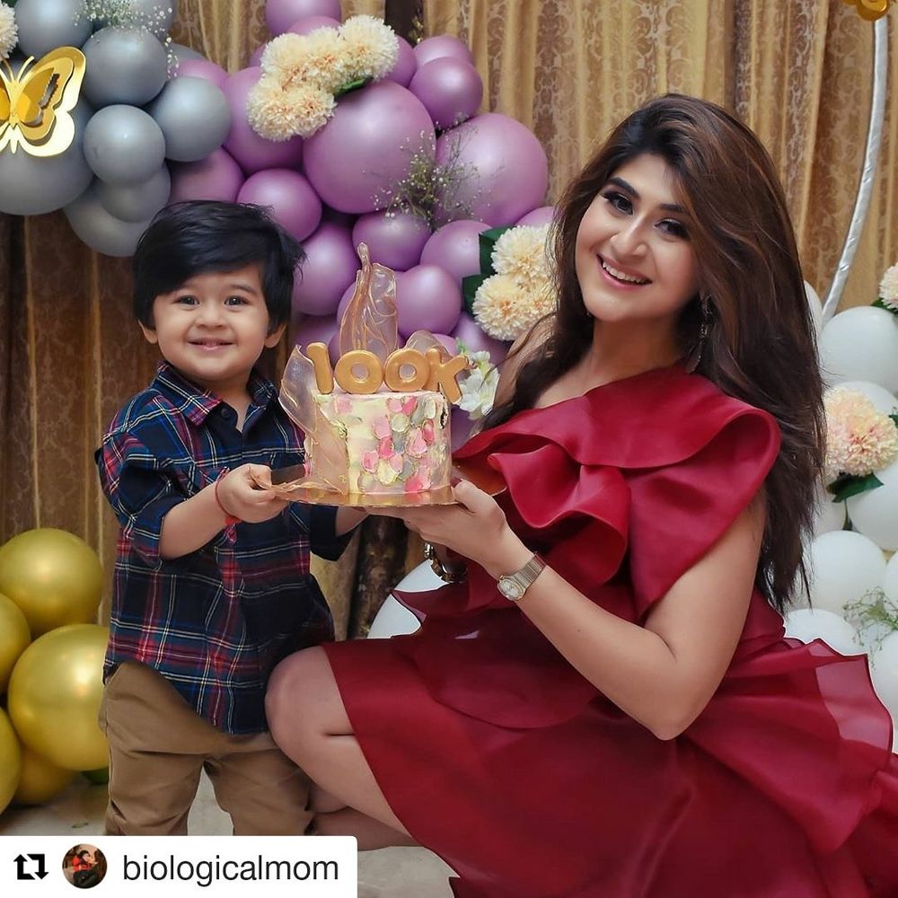 Photo From Biologicalmom's 100k celebration - By Makeup by Disha Doshi