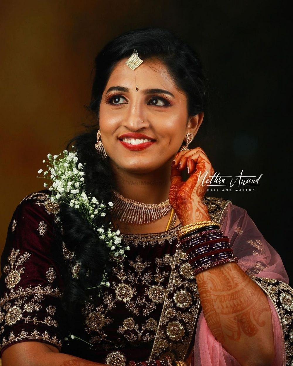 Photo From Rashmitha Reception Look - By Nethra Anand Hair and Makeup