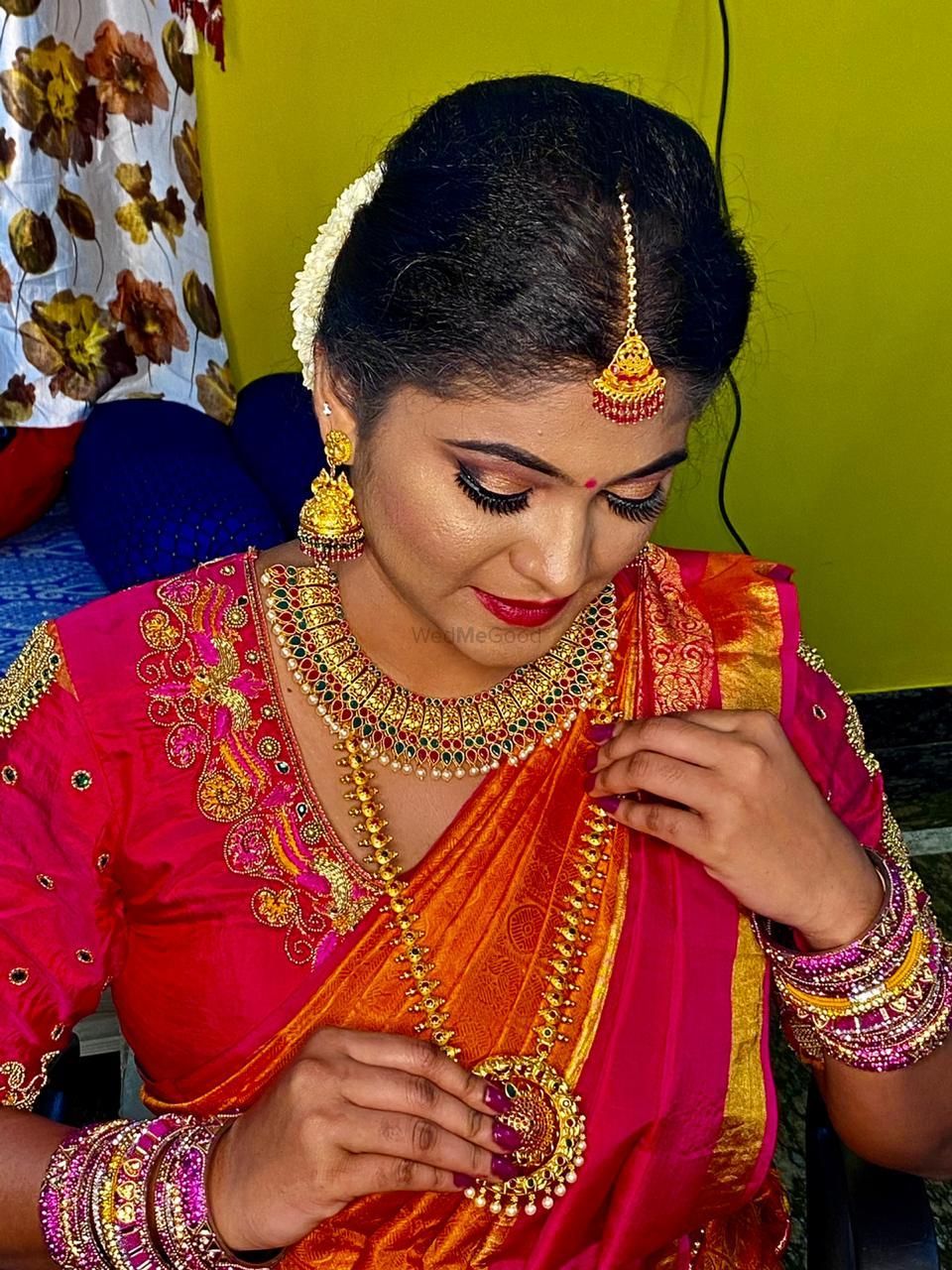 Photo From South Indian Bride Look - By Makeover by Ushasuni