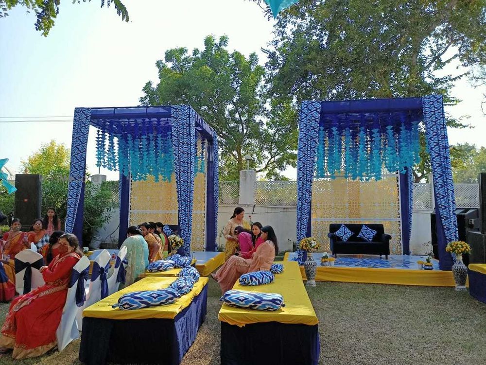 Photo From Haldi Set Up - By Yellow Circle Events