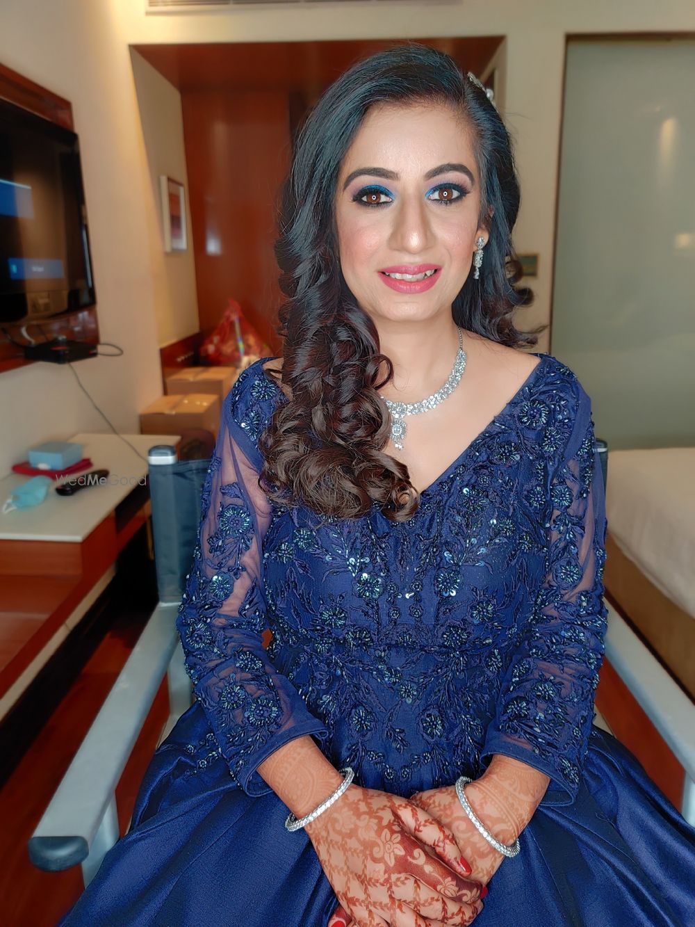 Photo From Aditi's Engagement - By Akansha Sodhi Makeovers