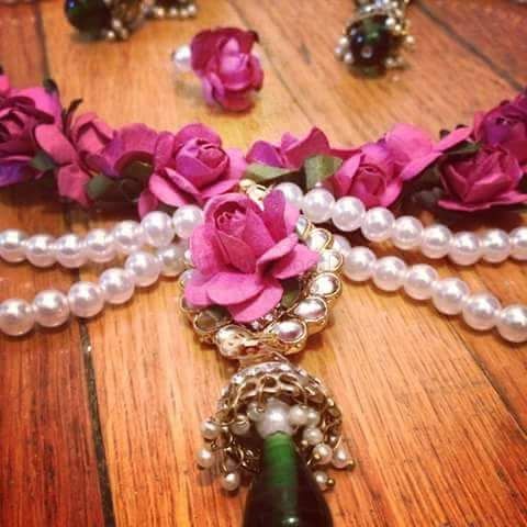 Photo From artificial flower jewelry - By Hbangles n Accessories
