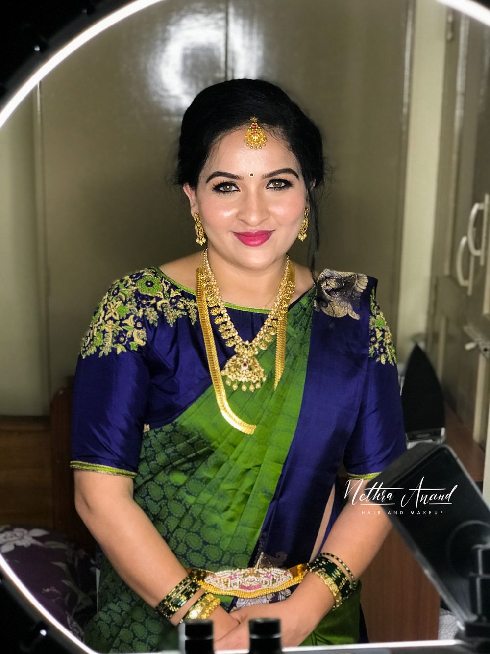 Photo From Kavya engagement makeover? - By Nethra Anand Hair and Makeup