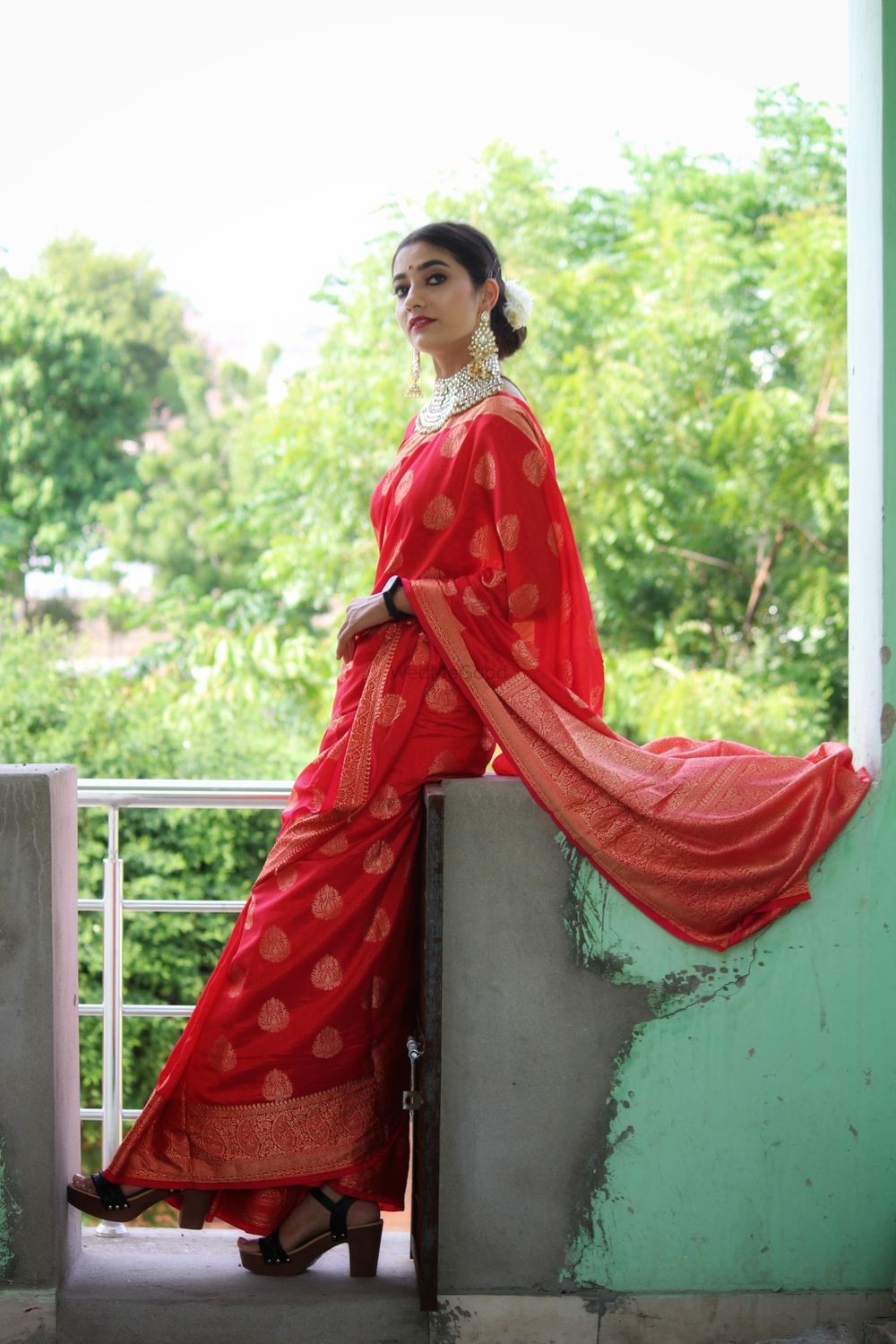 Photo From Red Saree - By KD Makeover