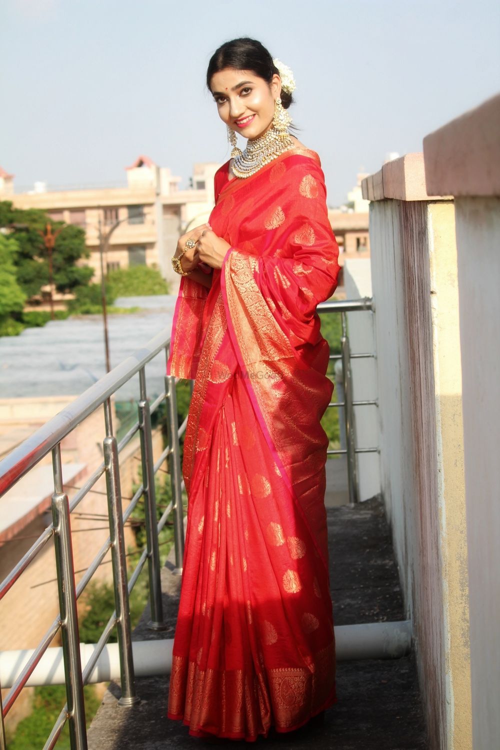 Photo From Red Saree - By KD Makeover
