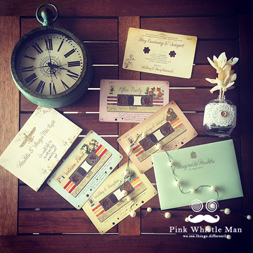 Photo From Cassette themed invite! - By Pink Whistle Man