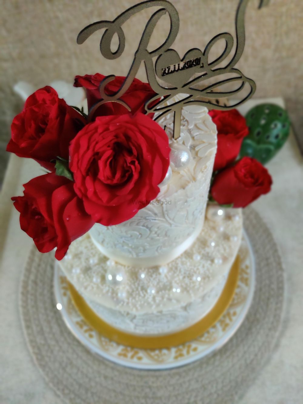 Photo From Vintage white wedding cake - By Nicky's Cafe and Fine Pastries