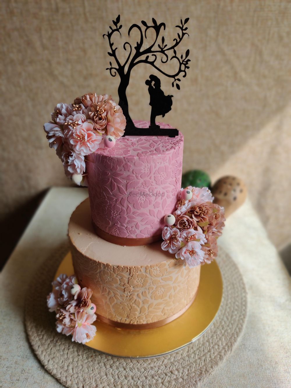 Photo From Dirty Pink and Beige Cake - By Nicky's Cafe and Fine Pastries
