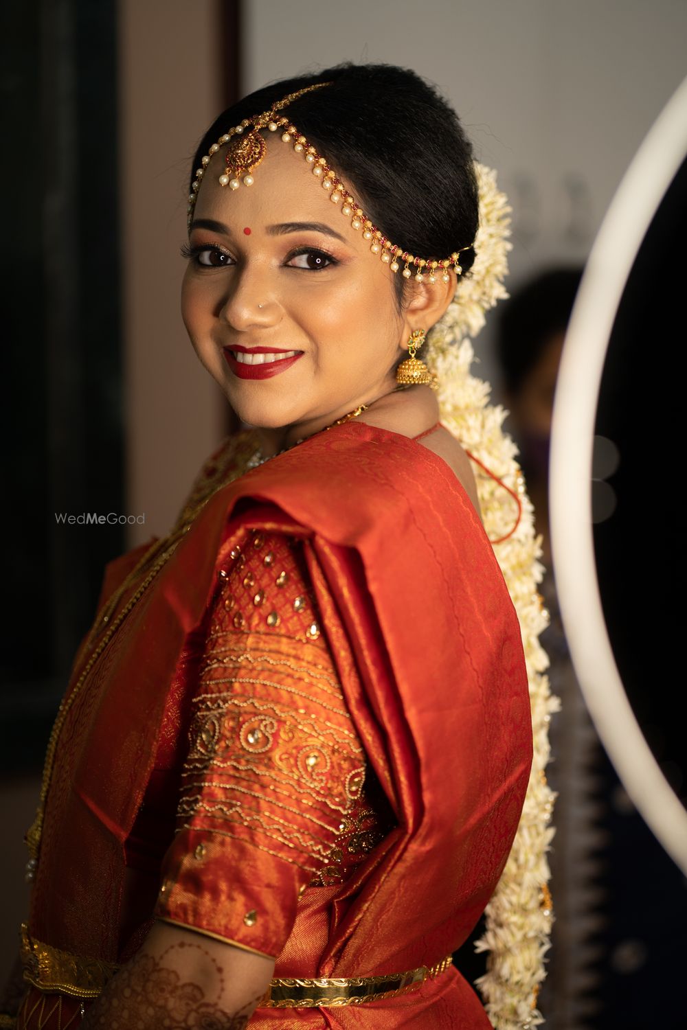 Photo From Mallika' Wedding look - By Sneha SK Makeovers