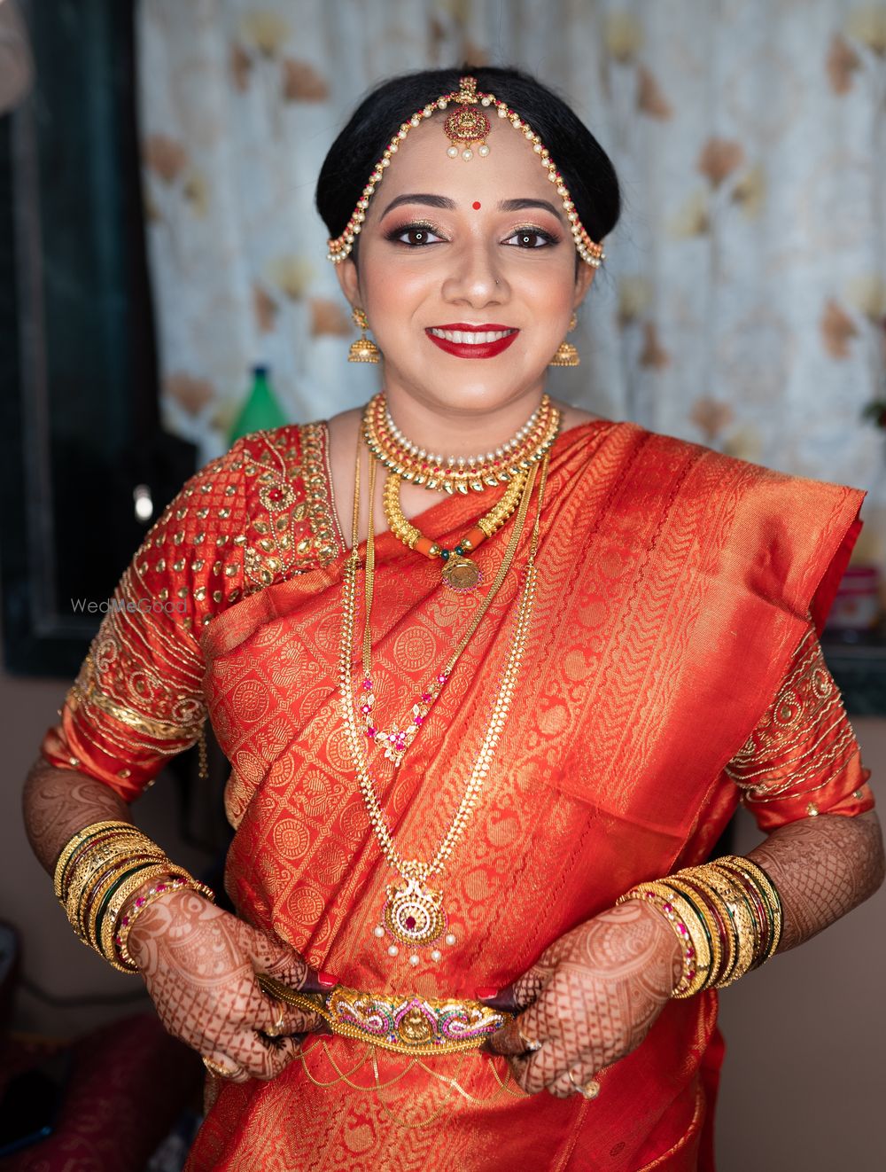 Photo From Mallika' Wedding look - By Sneha SK Makeovers