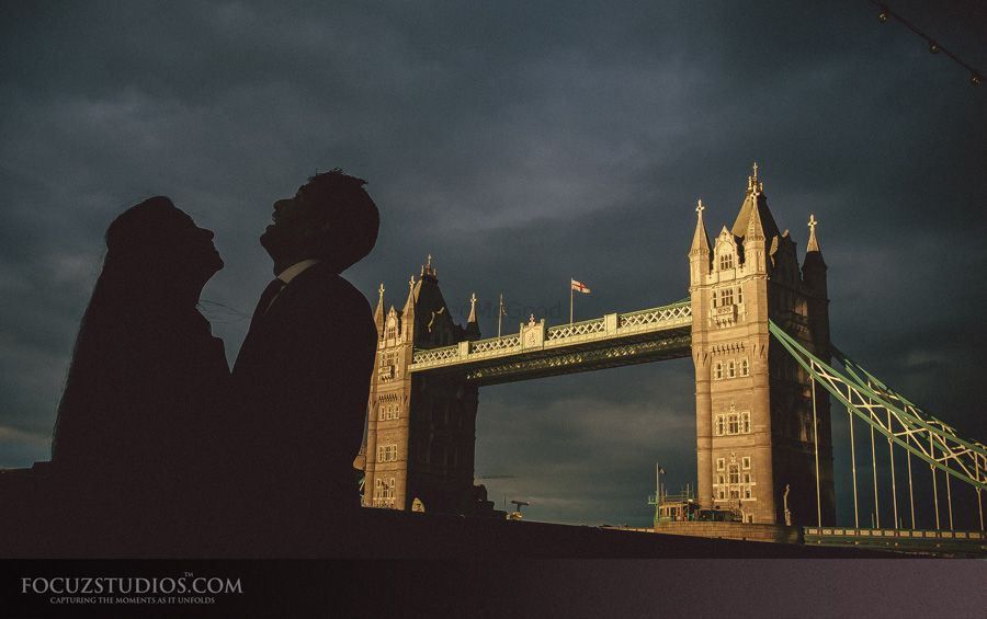 Photo of couple pre-wedding shoot in london