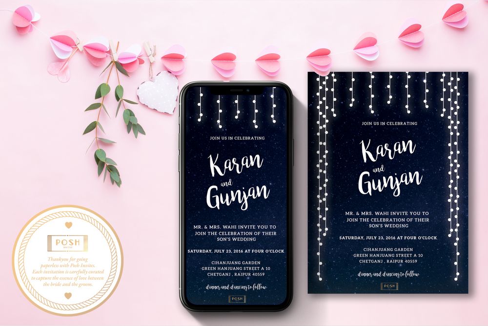 Photo From Save The Dates - By Posh Invites