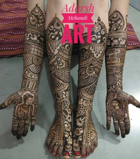 Photo From Hyderabad stylish Mehandi artists - By Adarsh Mehandi Art